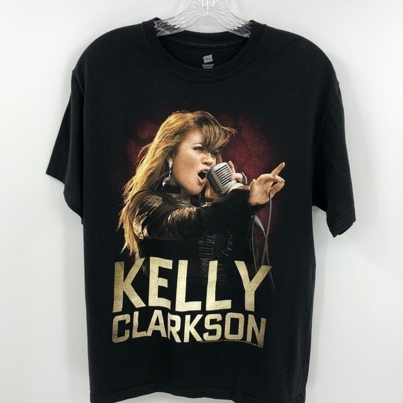 Kelly Clarkston Women’s M Tour 2012 Cre Neck Black Concert Short Sleeve T-Shirt - Picture 2 of 6